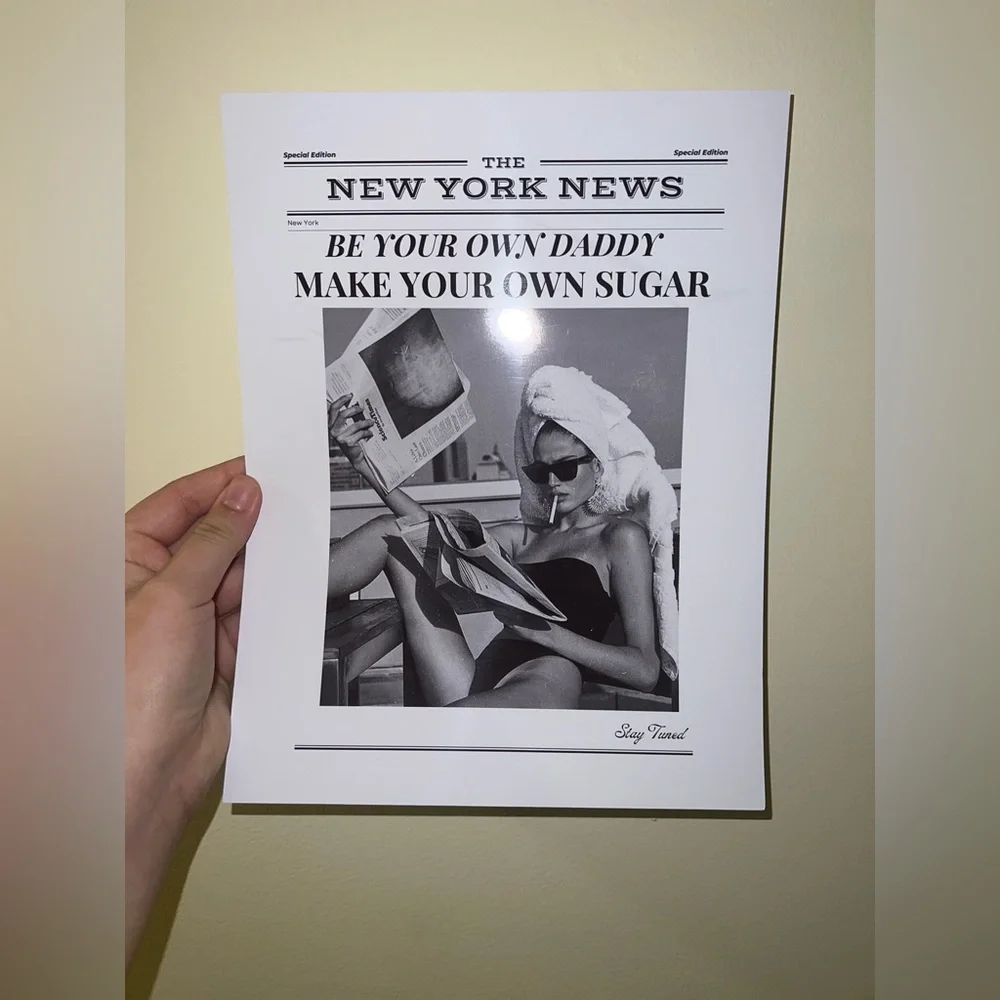 Black and White 8.5x11 Print
